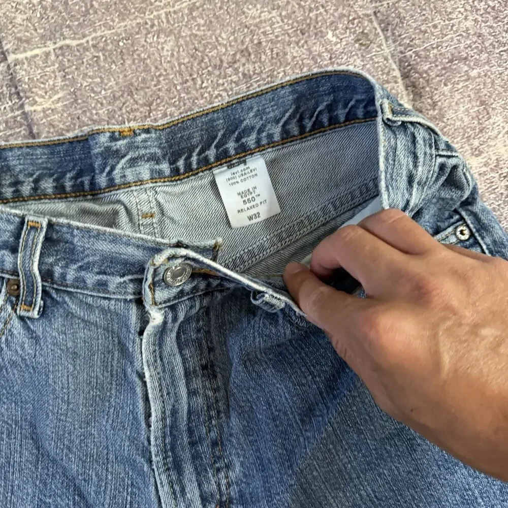 Men's Vintage Y2K Levi's Dark Blue 8